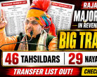 Rajasthan Revenue Transfer List