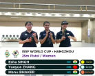 Esha Singh Gold, Manu Bhaker Bronze