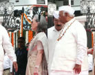 Sonia Gandhi, Mallikarjun Kharge, Rahul Gandhi