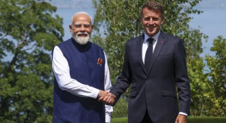 इमैनुएल मैक्रों, नरेंद्र मोदी