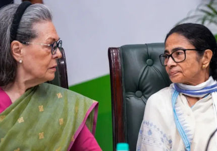 Sonia Gandhi and Mamata Banerjee