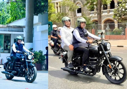 CM Devendra Fadnavis Rides Bullet: Maharashtra Slashes Ministerial Convoys After PM's Appeal