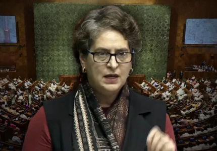 लोकसभा में प्रियंका गांधी का 'वंदे मातरम्' पर जोरदार भाषण: बहस को बताया राजनीतिक चाल