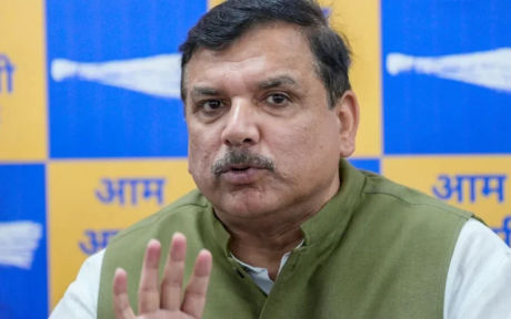 Sanjay Singh made a big attack on BJP while campaigning in the by-election, said - it is a party of thieves