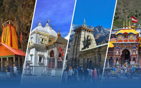 Char Dham Yatra begins, doors of Kedarnath opened - CM Dhami arrived with his wife for darshan