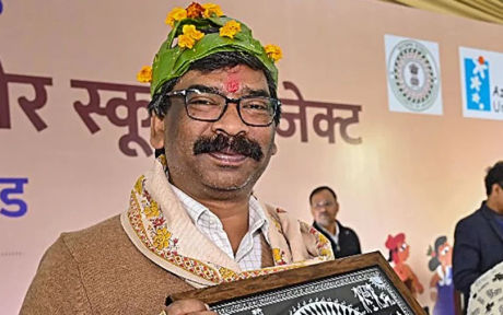 Jharkhand's Hemant Soren again became Chief Minister, Governor CP Radhakrishnan administered the oath
