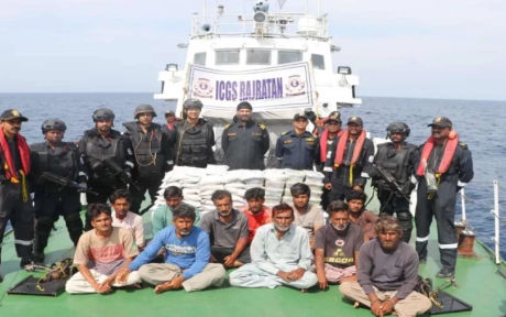 Drugs worth Rs 600 crore coming from Pakistan via sea route seized, 14 Pakistanis arrested