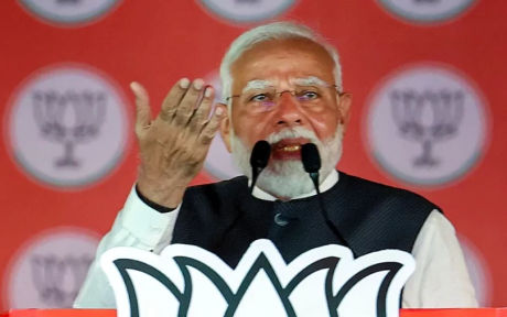 'If SP-Congress people come, they will bulldoze Ram Mandir'- PM Modi