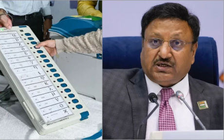 EVM को लेकर मुख्य चुनाव आयुक्त ने खारिज की आशंकाएं, कहाँ- 'मतदाताओं का वोट सुरक्षित है'