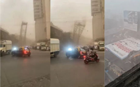 Storm wreaks havoc in Mumbai, stairs and bill boards fell like leaves, 4 died