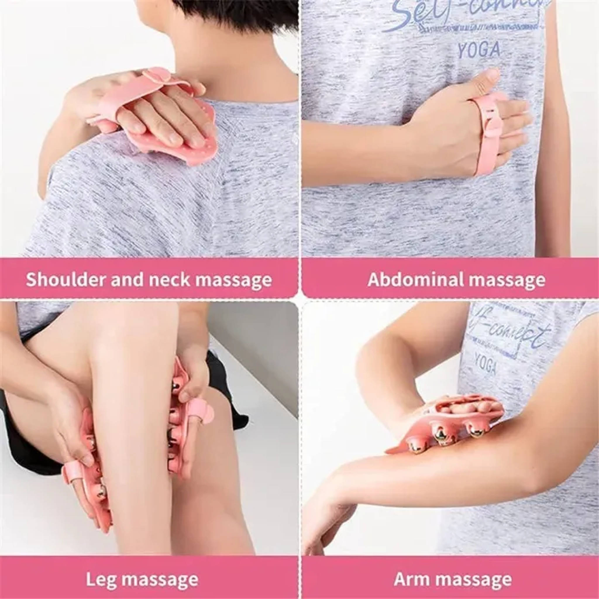 Seven Dragon Magnetic Ball Massager, 360 Cellulite Massager with Roller Ball, Hand Massage Glove, Full Body Massager in Pakistan view 2