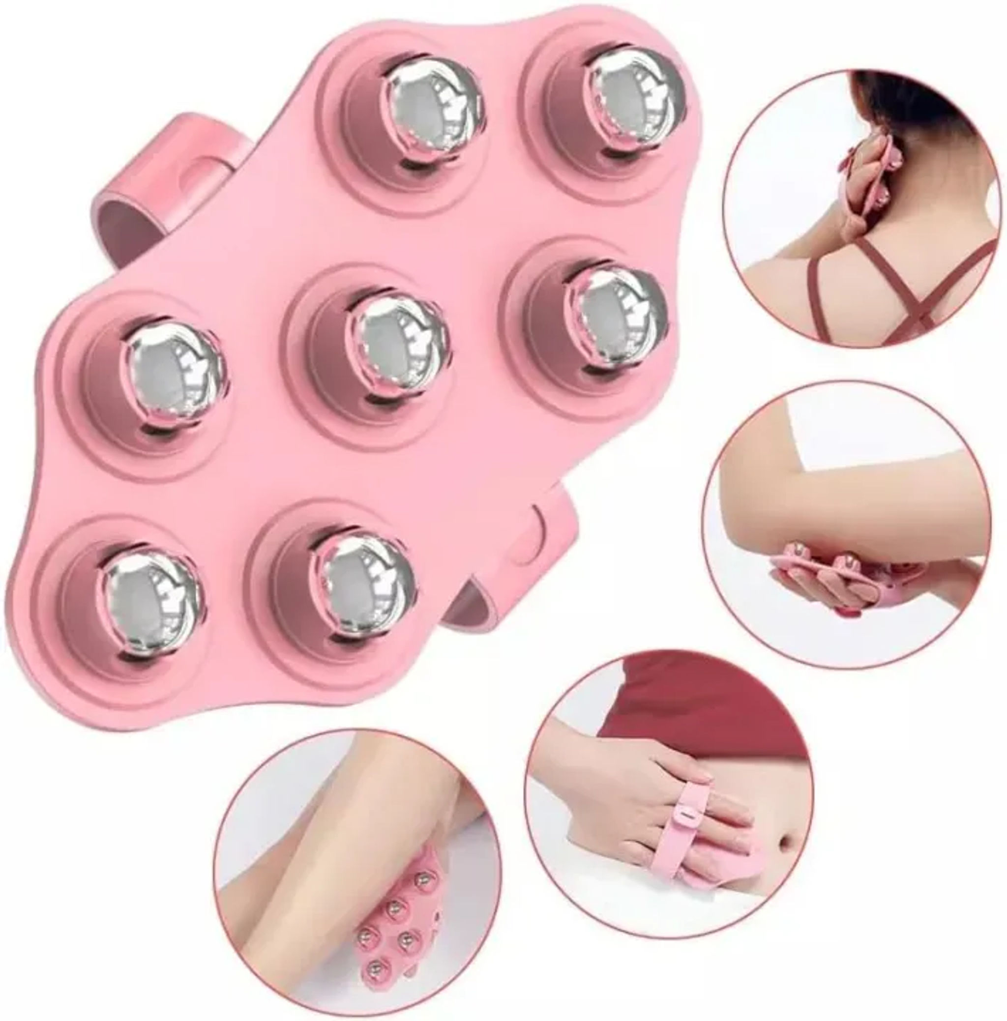Seven Dragon Magnetic Ball Massager, 360 Cellulite Massager with Roller Ball, Hand Massage Glove, Full Body Massager in Pakistan