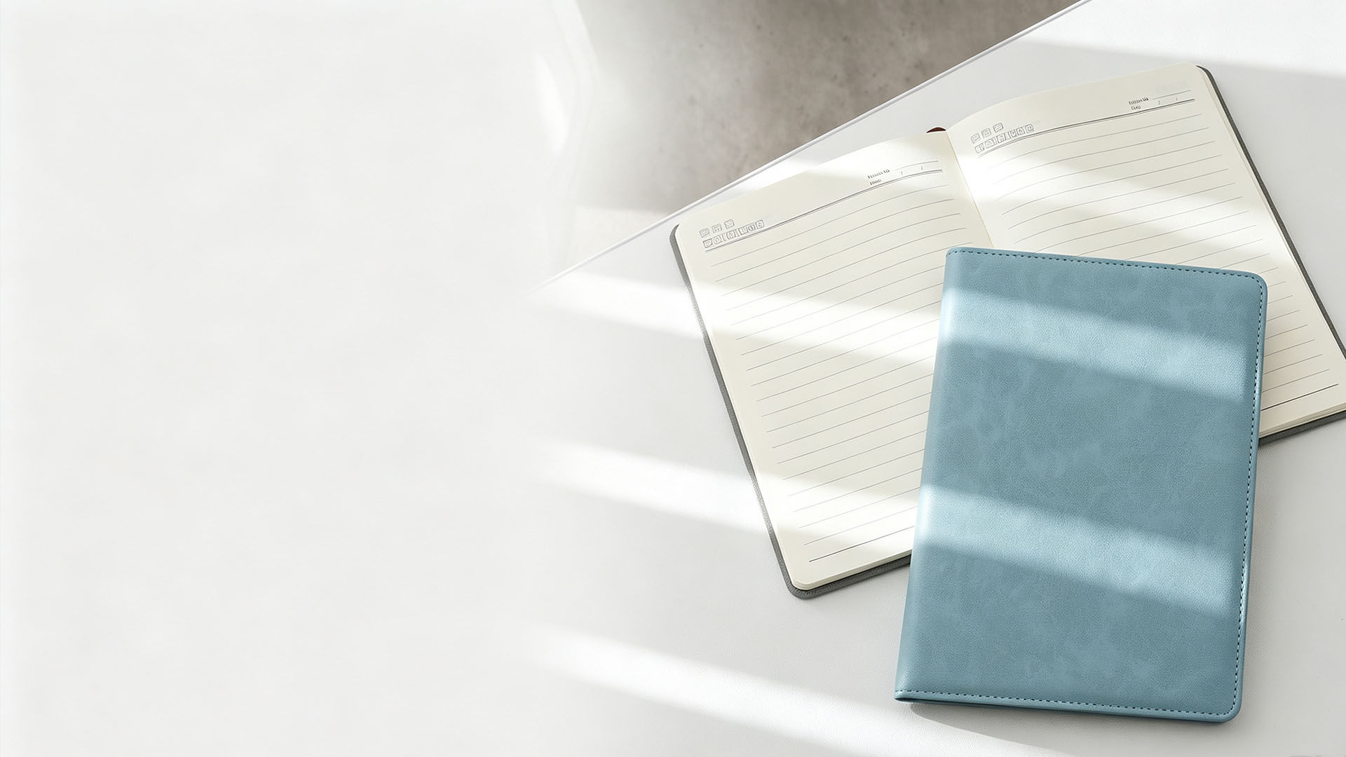 Customised PU leather notebook for corporate branding