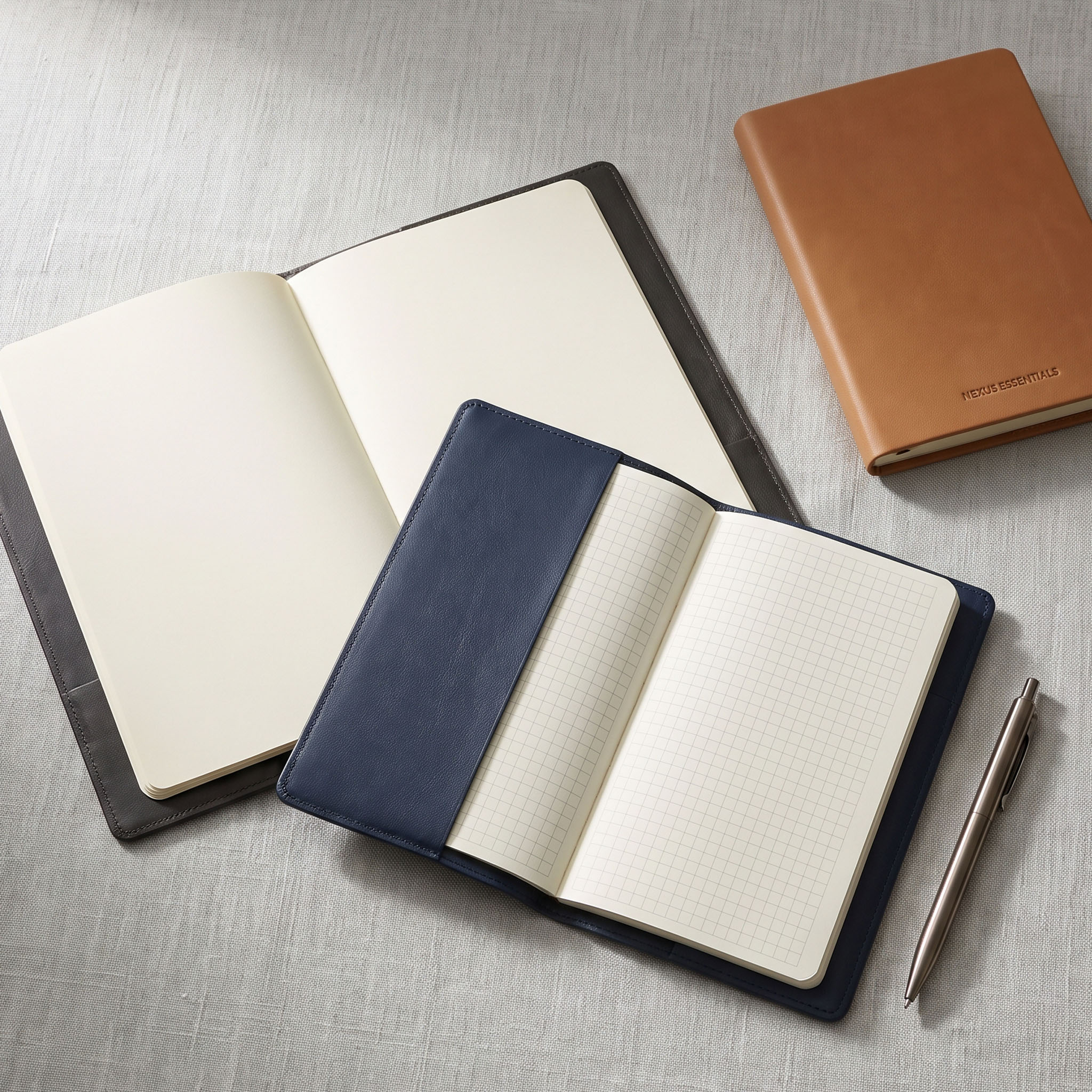 Select customised notebook size number of pages and paper GSM