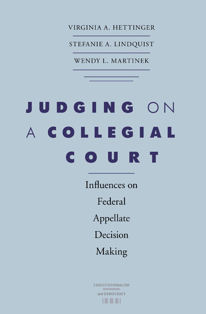 Cover for Judging on a Collegial Court