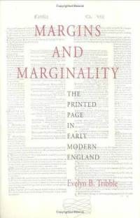 Cover for Margins and Marginality