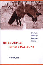 Cover for Rhetorical Investigations