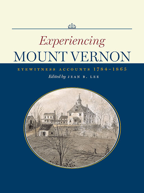 Cover for Experiencing Mount Vernon