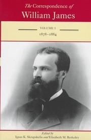 Cover for The Correspondence of William James