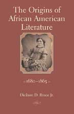 Cover for The Origins of African American Literature, 1680-1865