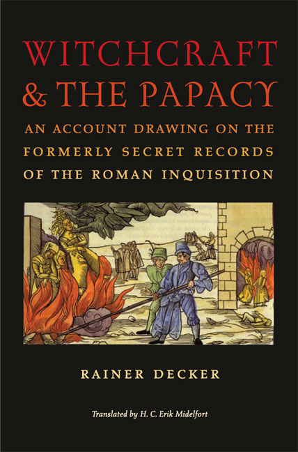 Cover for Witchcraft and the Papacy
