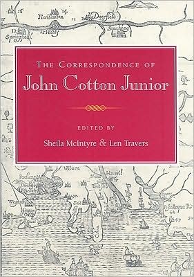 Cover for The Correspondence of John Cotton Junior