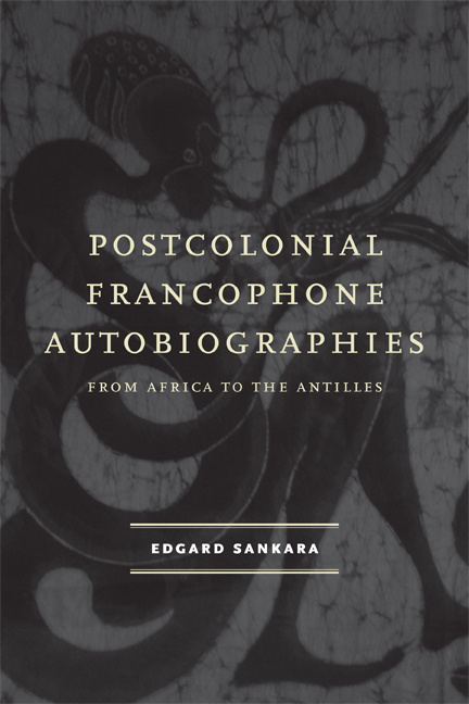 Cover for Postcolonial Francophone Autobiographies