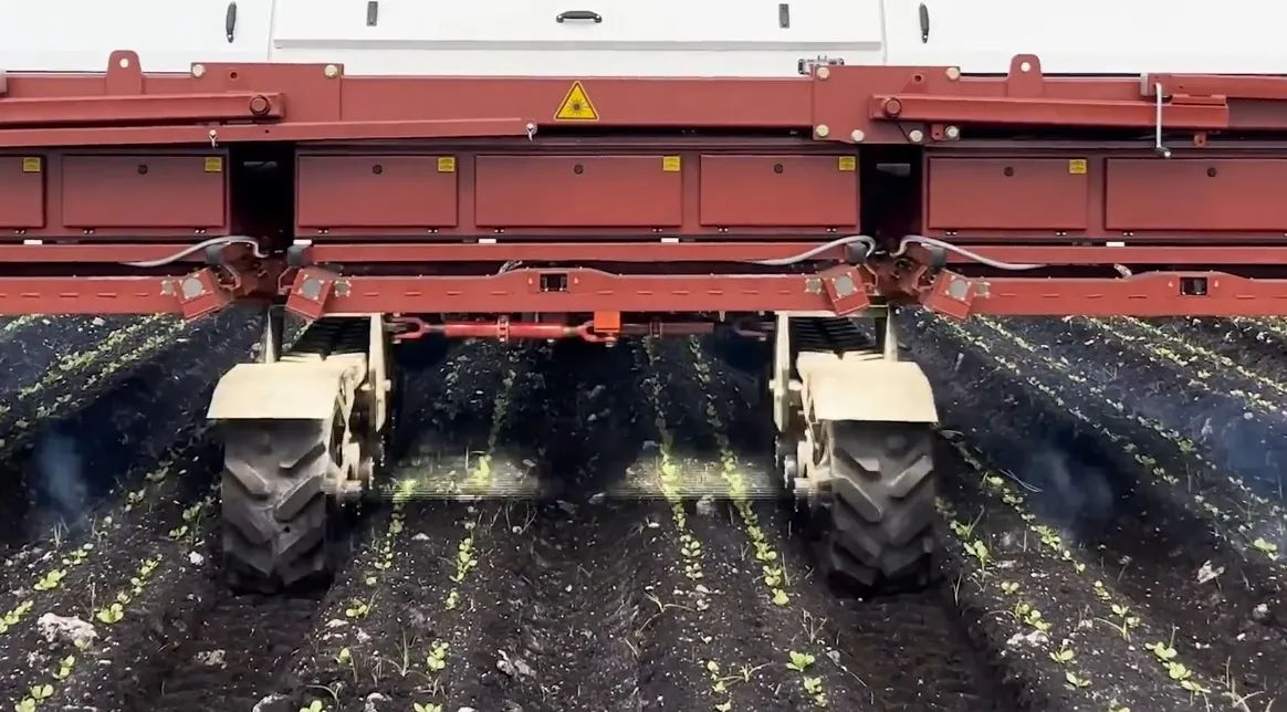 robot laser rumput