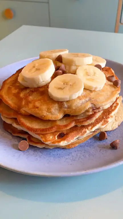 Chocolate Chip Banana Buttermilk Pancakes Recipe | Twisted