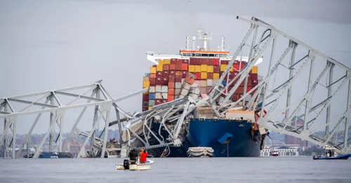 Cargo ship reportedly lost power before colliding with Baltimore bridge