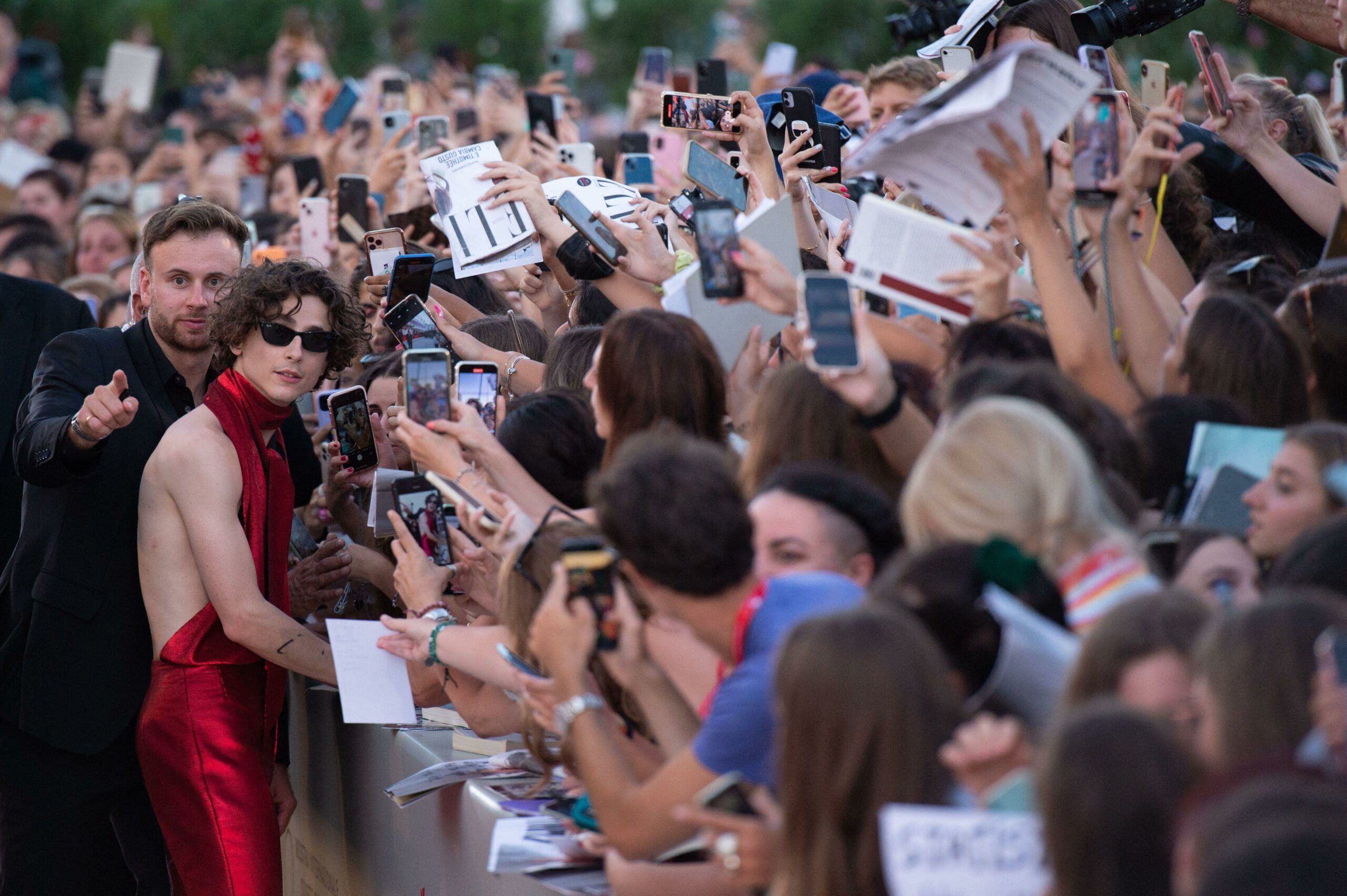 Timothée Chalamet Wore an Open-Back Jumpsuit to the Premiere of