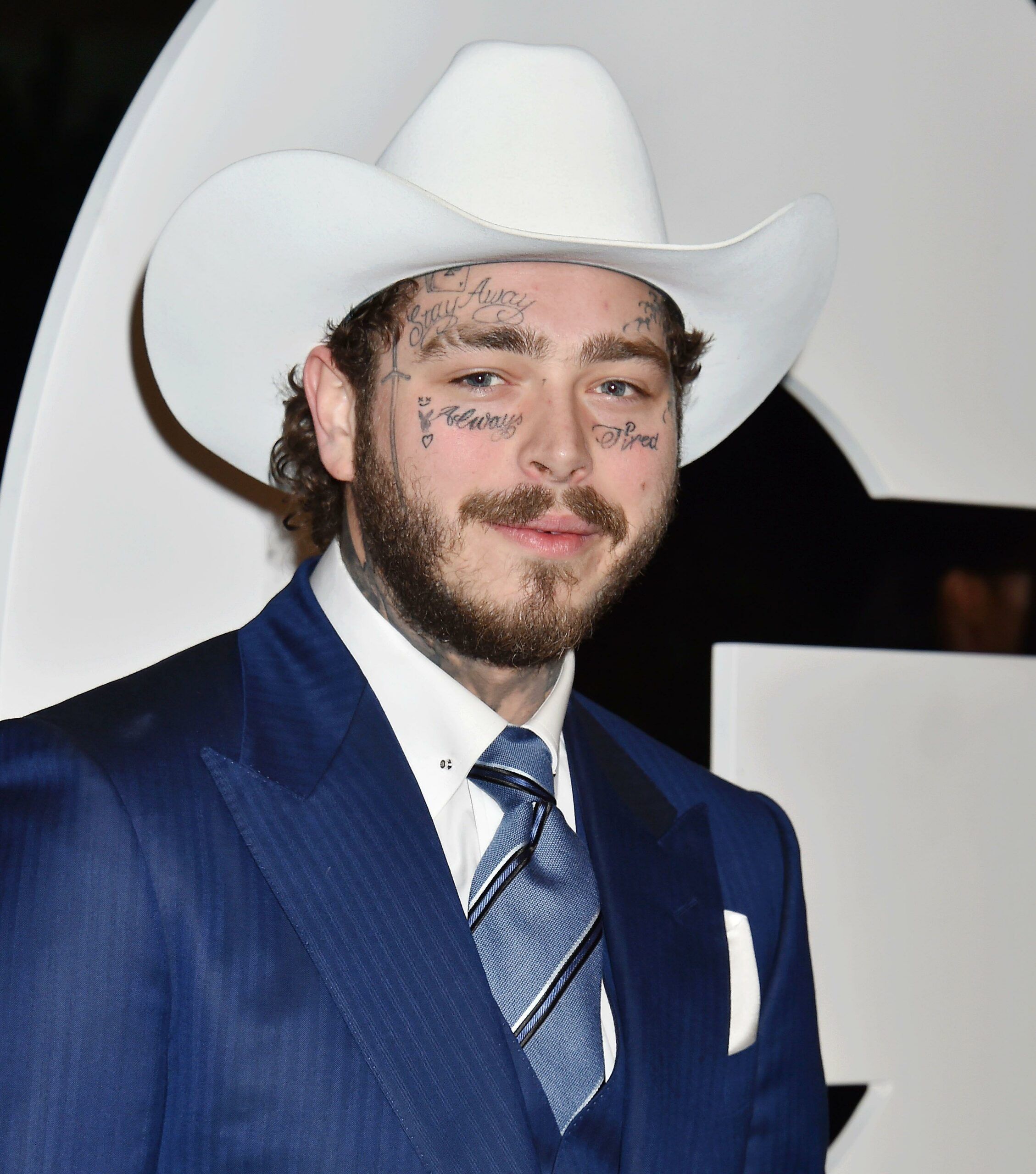 Post Malone Gets Newborn Daughter's Initials Tattooed on His Forehead