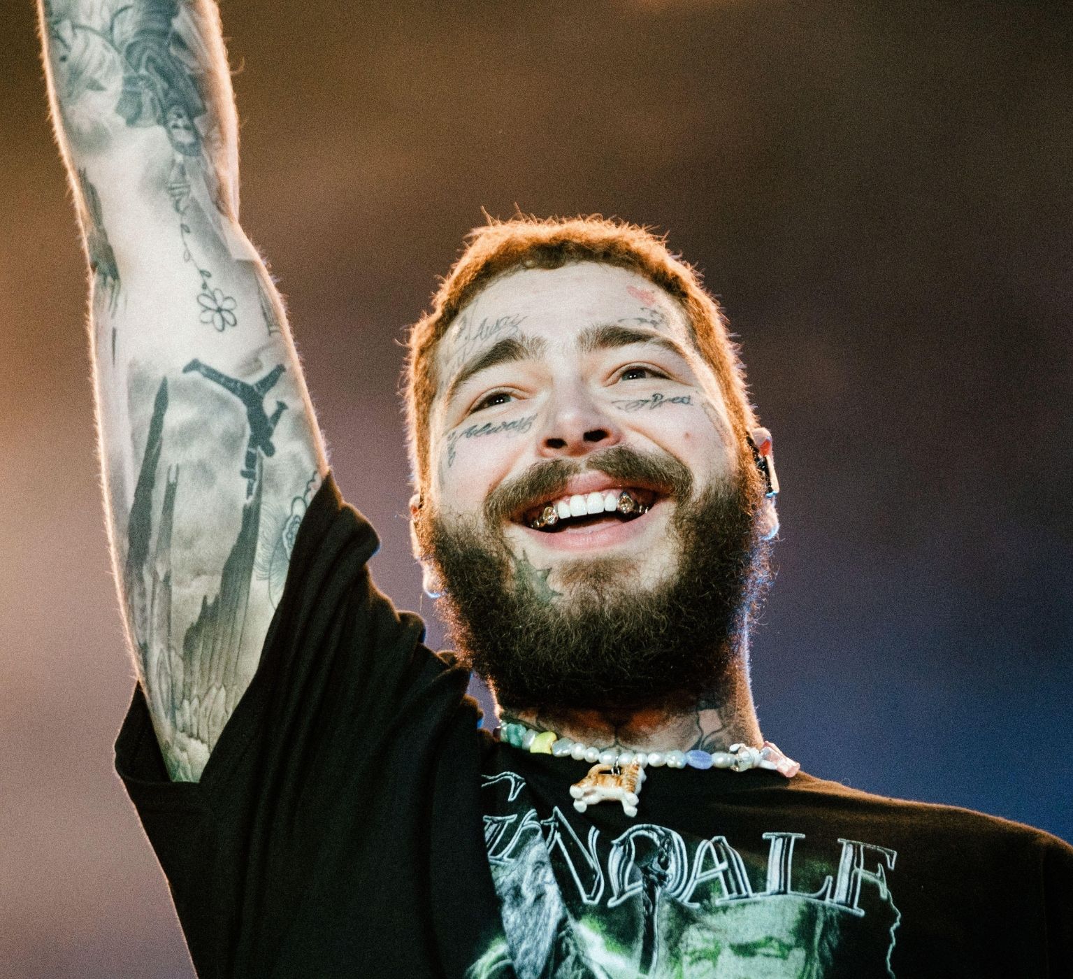 Post Malone Gets Newborn Daughter's Initials Tattooed on His Forehead