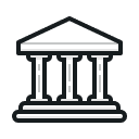 Bank Icon Image Assistance
