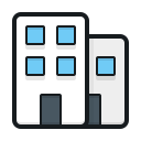 Building Icon to represent commercial projects