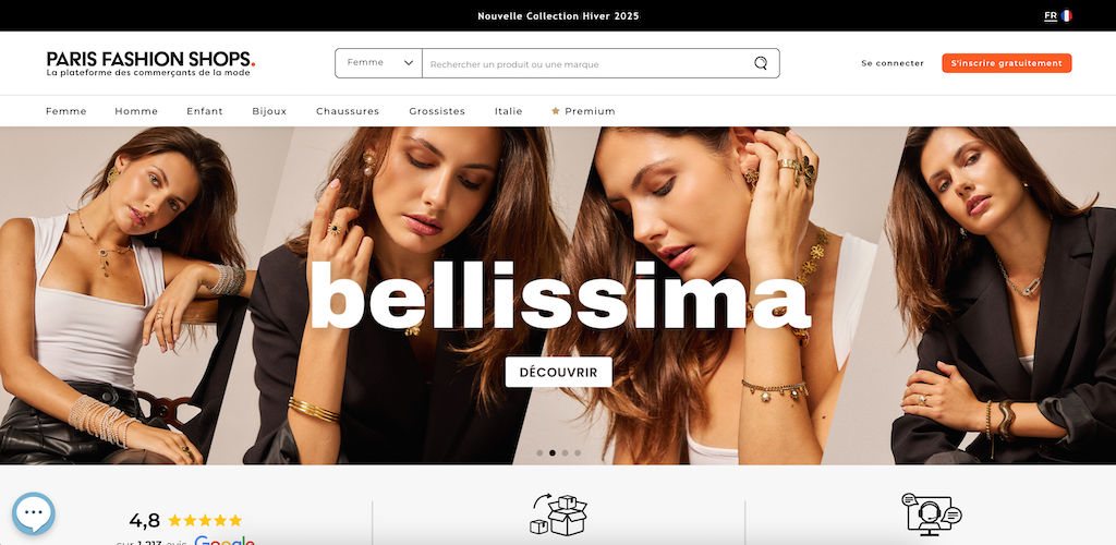 Paris Fashion Shops grossiste en ligne