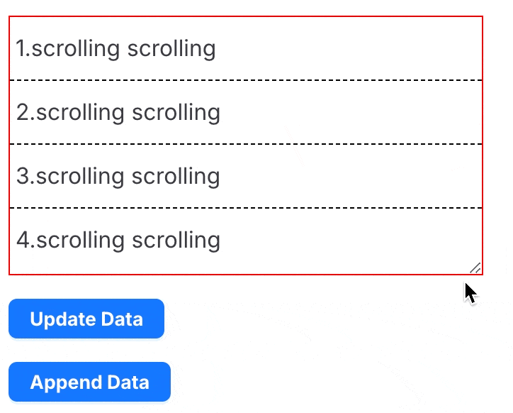 Responsive Viewport & Dynamic Data Update