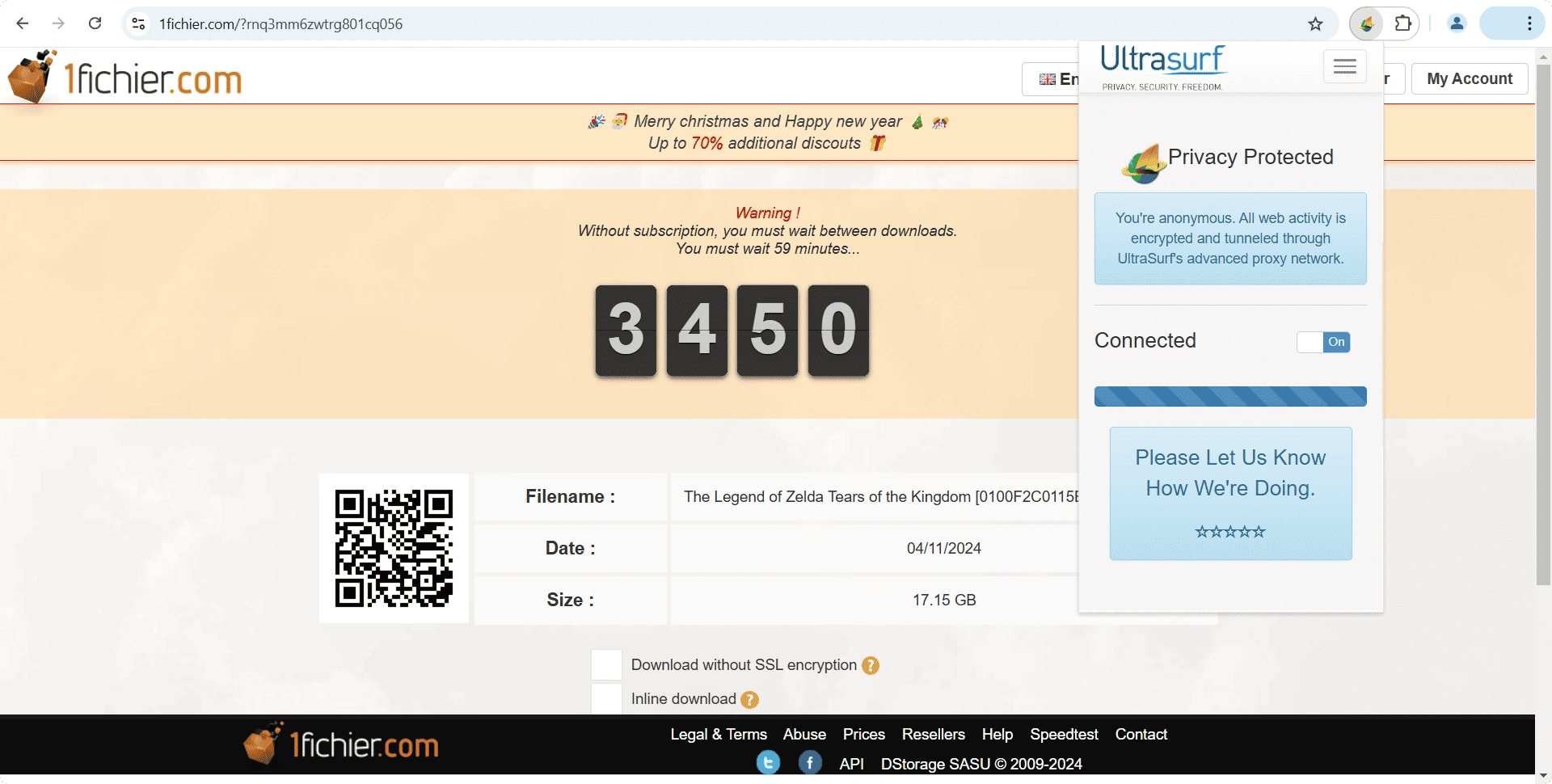Enable UltraSurf