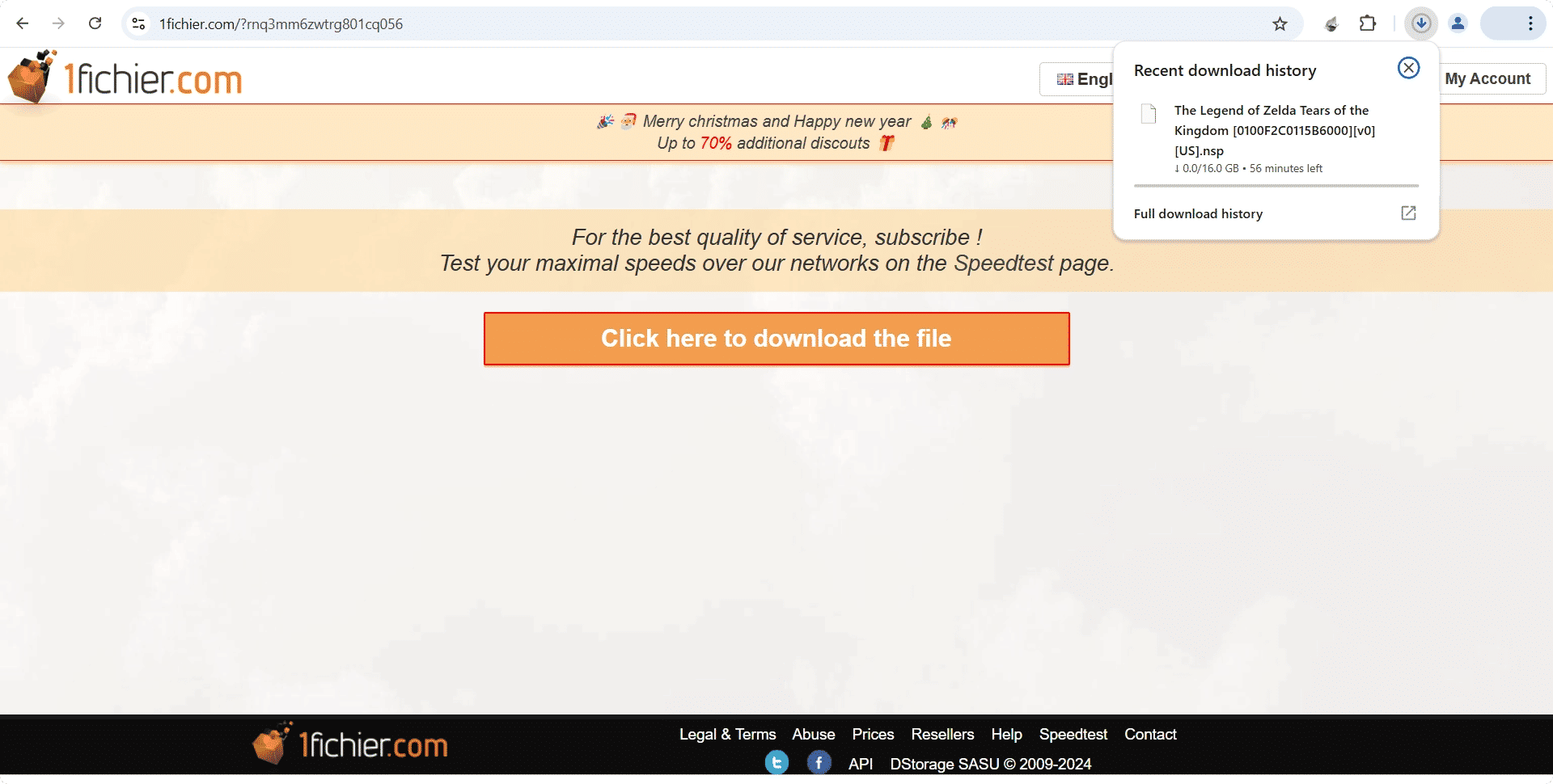 Download started