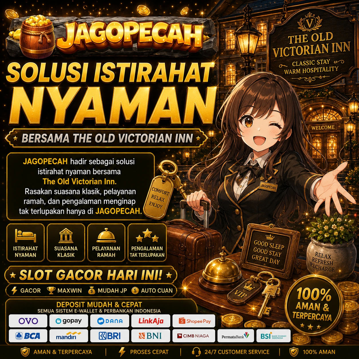 JAGOPECAH : Solusi Istirahat Nyaman Bersama The Old Victorian Inn