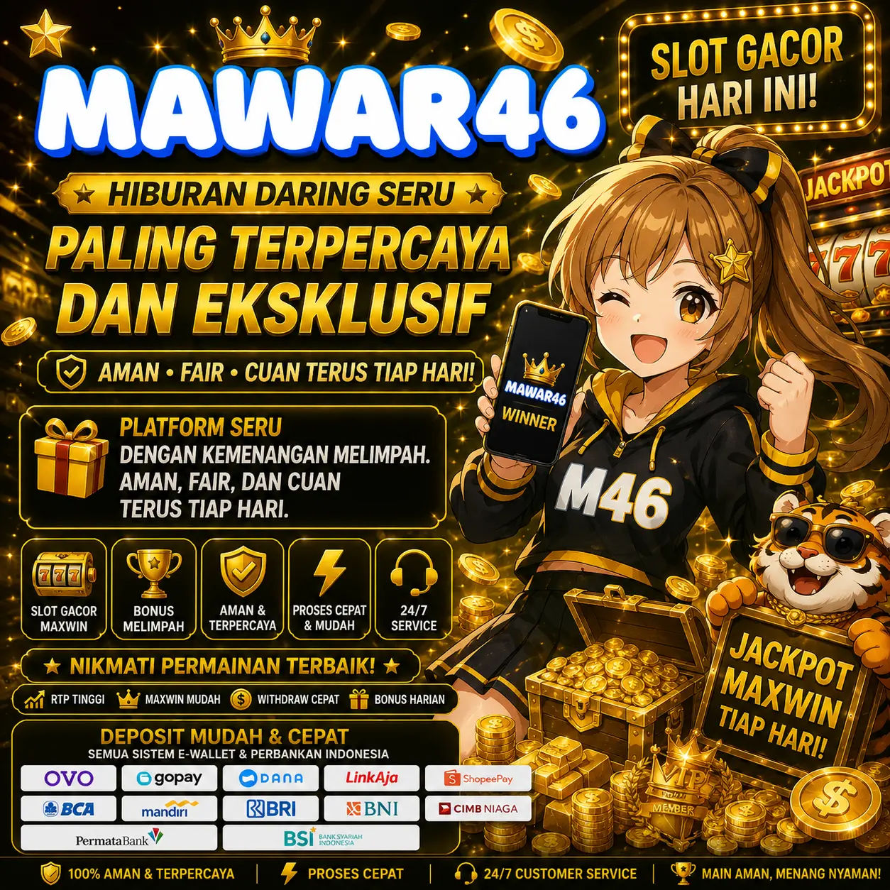 Mawar46 : Hiburan Daring Seru Paling Terpercaya dan Eksklusif