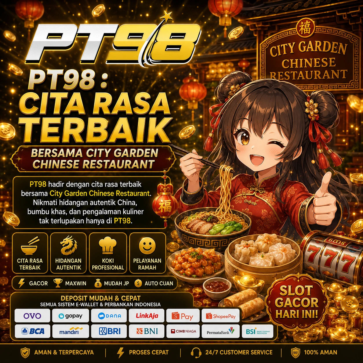 PT98 : Cita Rasa Terbaik Bersama City Garden Chinese Restaurant