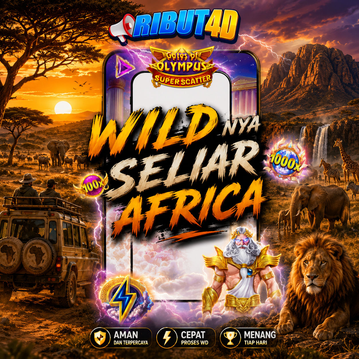 RIBUT4D – WILD NYA SELIAR AFRICA by Hey siriusly