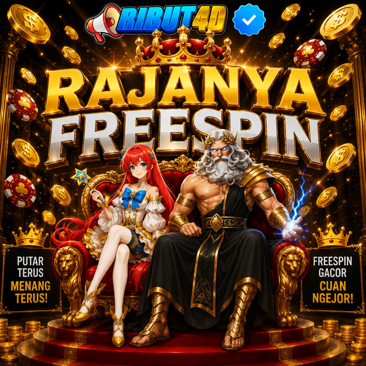 RIBUT4D – Rajanya Freespin, Jangan Diadu
