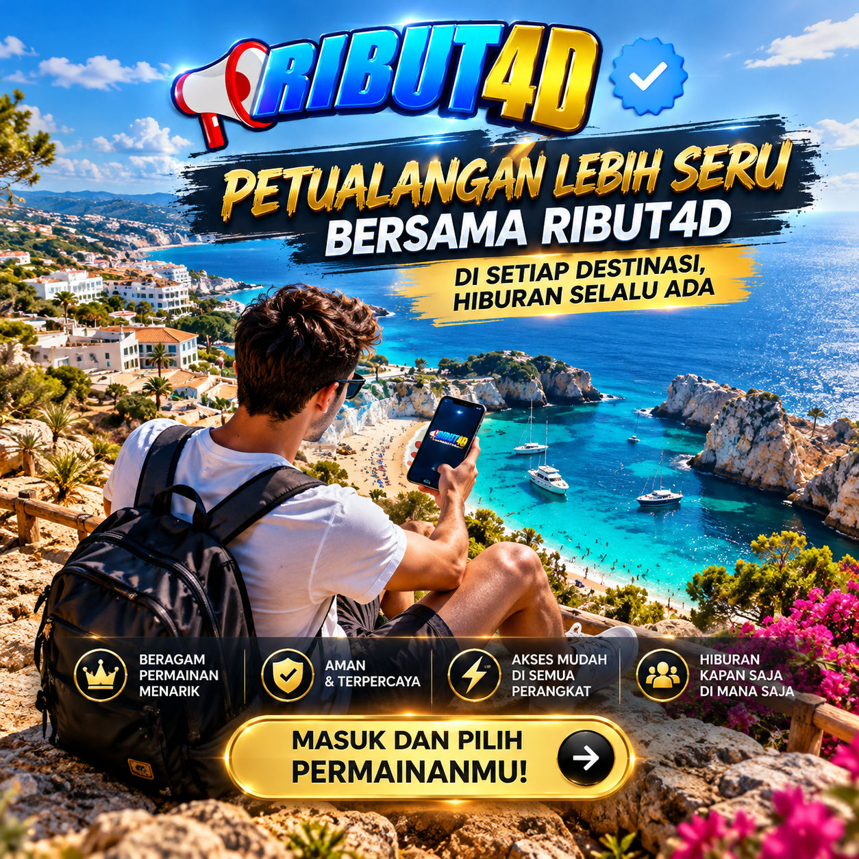 RIBUT4D – Petualangan Lebih Seru, Hiburan Online Selalu Ada di Setiap Destinasi
