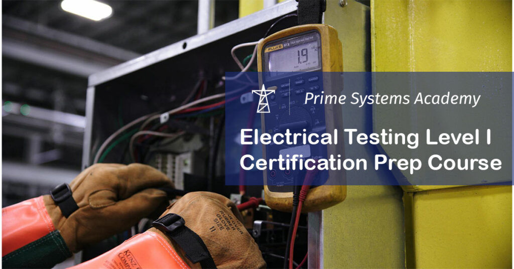 Electrical testing certification prep course promotion image