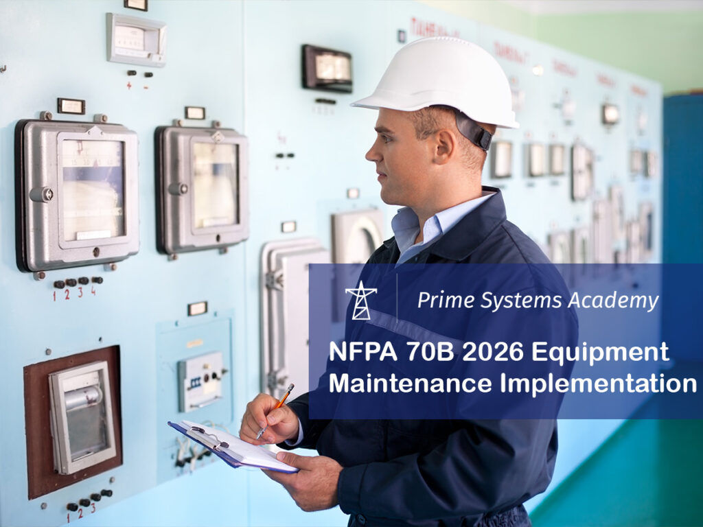 Technician inspecting electrical control panels with clipboard