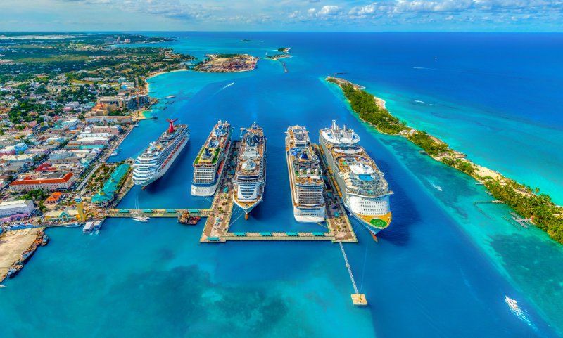 The MS Serenity remains anchored off the coast as health officials conduct testing.