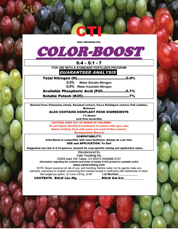 Cain Trucking Inc. - Color Boost