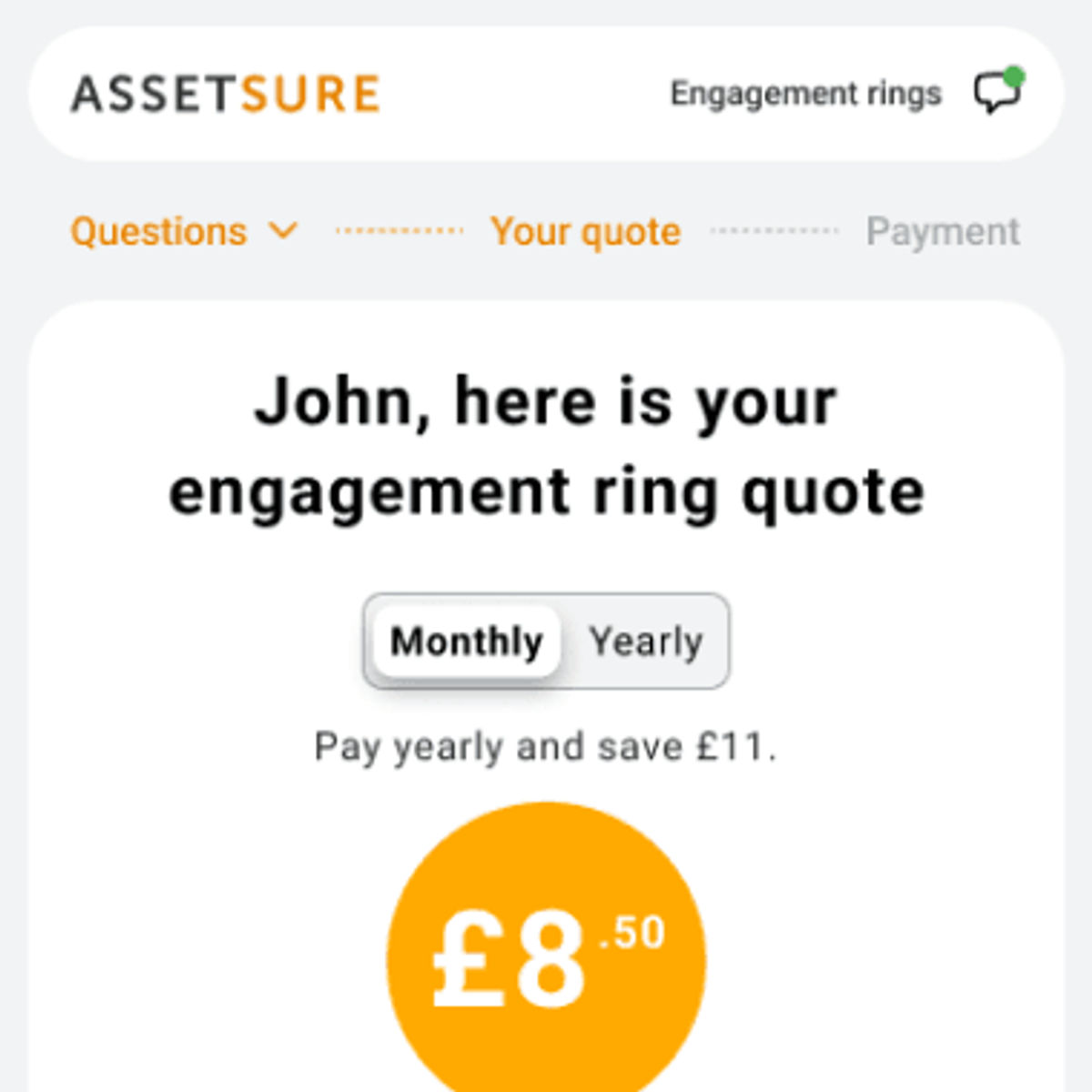 Assetsure BOL Quote